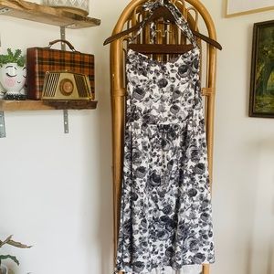 Torrid Retro Pinup Floral Halter Dress